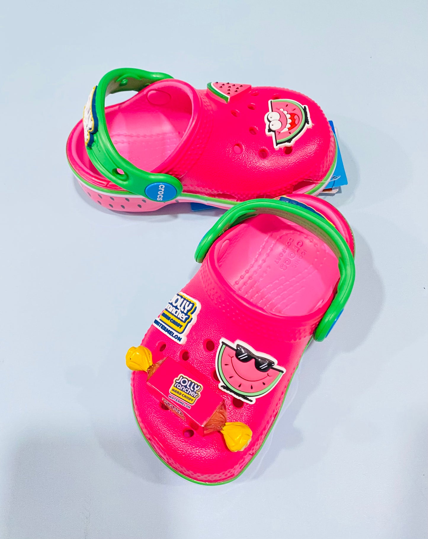 Crocs Jolly ranchers niña sandia