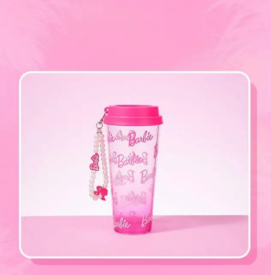 Termo plastico barbie 640ml