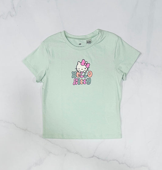 Camisa  Hello Kitty verde niña H&M