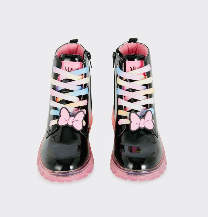 Botines Botas burritos Minnie disney luces