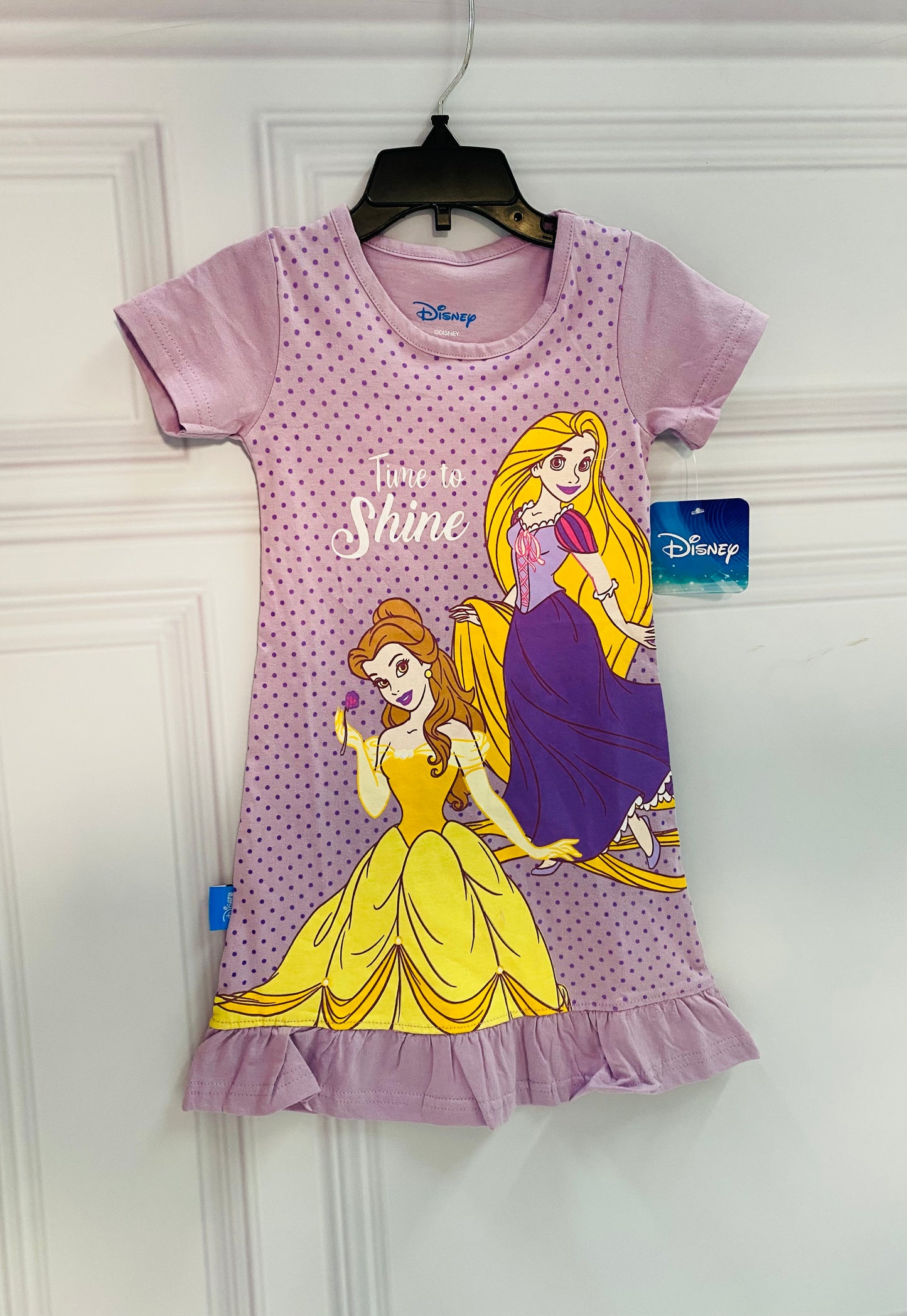 Pijama Vestido princesas morado niña