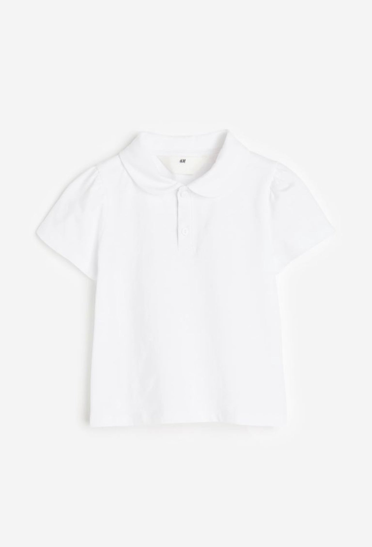 Camisa blanca polo niña H&M