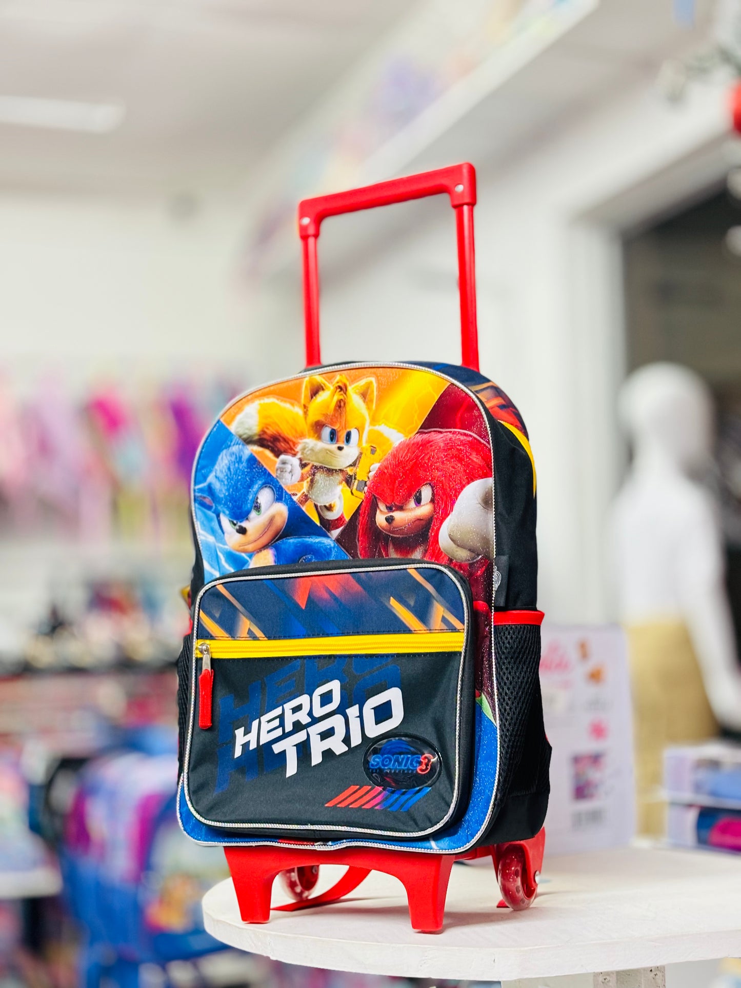 Mochila Sonic con ruedas 16" 7450122134962