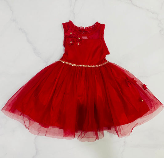 Vestido gala rojo zunie tutu Nordstrom 08767984