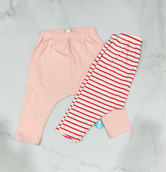 Set 2 piezas leggins buso bebé niña old navy