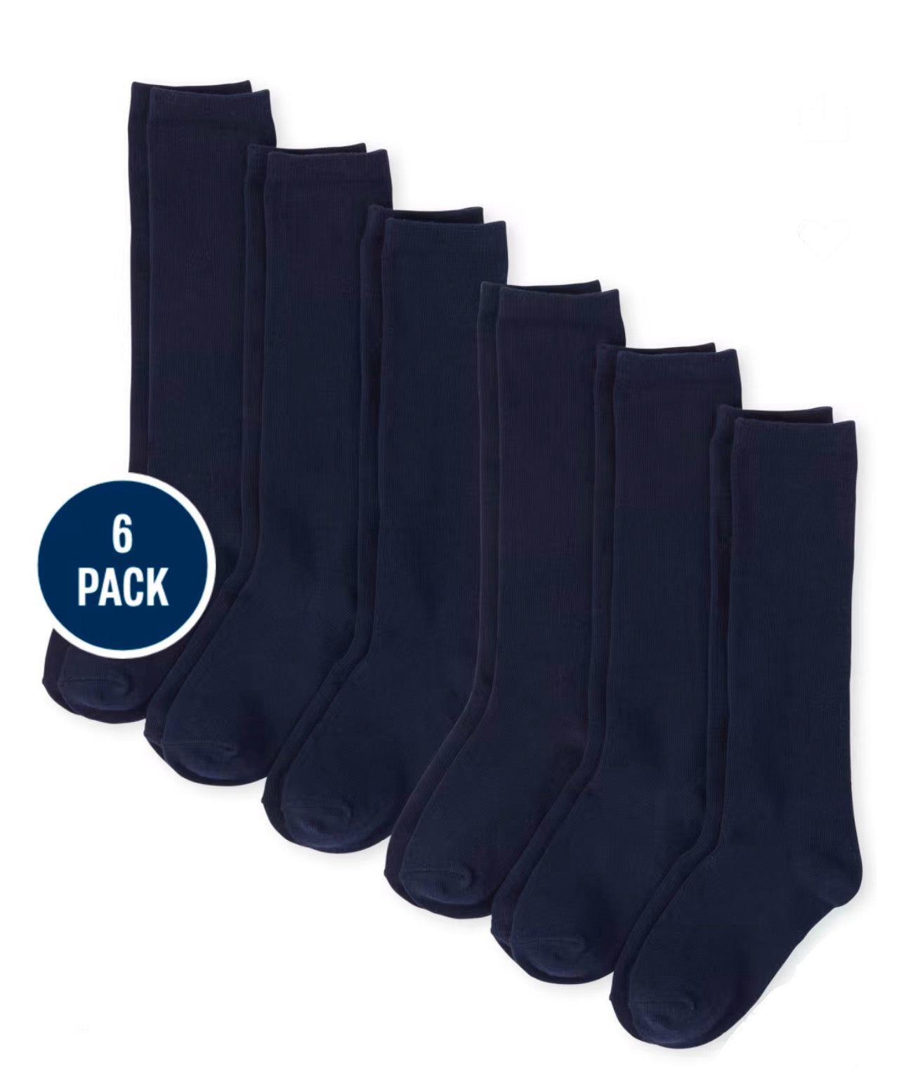 Set 6 calcetines azul altos Childrens place niña niño unisex