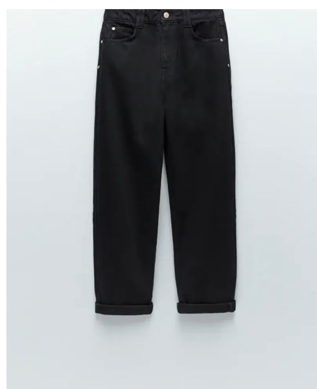 Pantalon Jeans Old navy Niña negro Mom