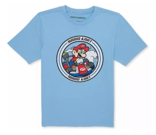 Camisa azul Mario  niño Bross