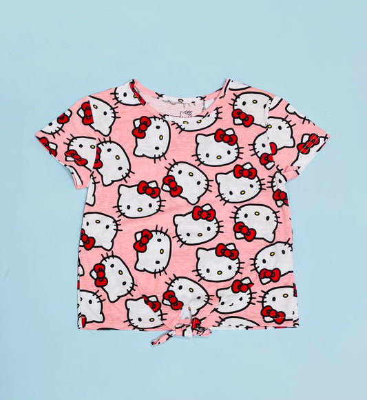 Camisa Hello Kitty rosada niña