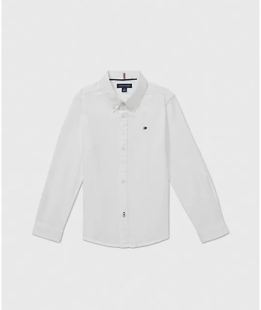 Camisa blanca formal Tommy  Hilfiger niño