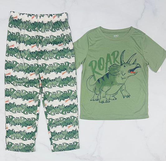 Set 2 piezas Pijamas dinosaurio Carters Niño