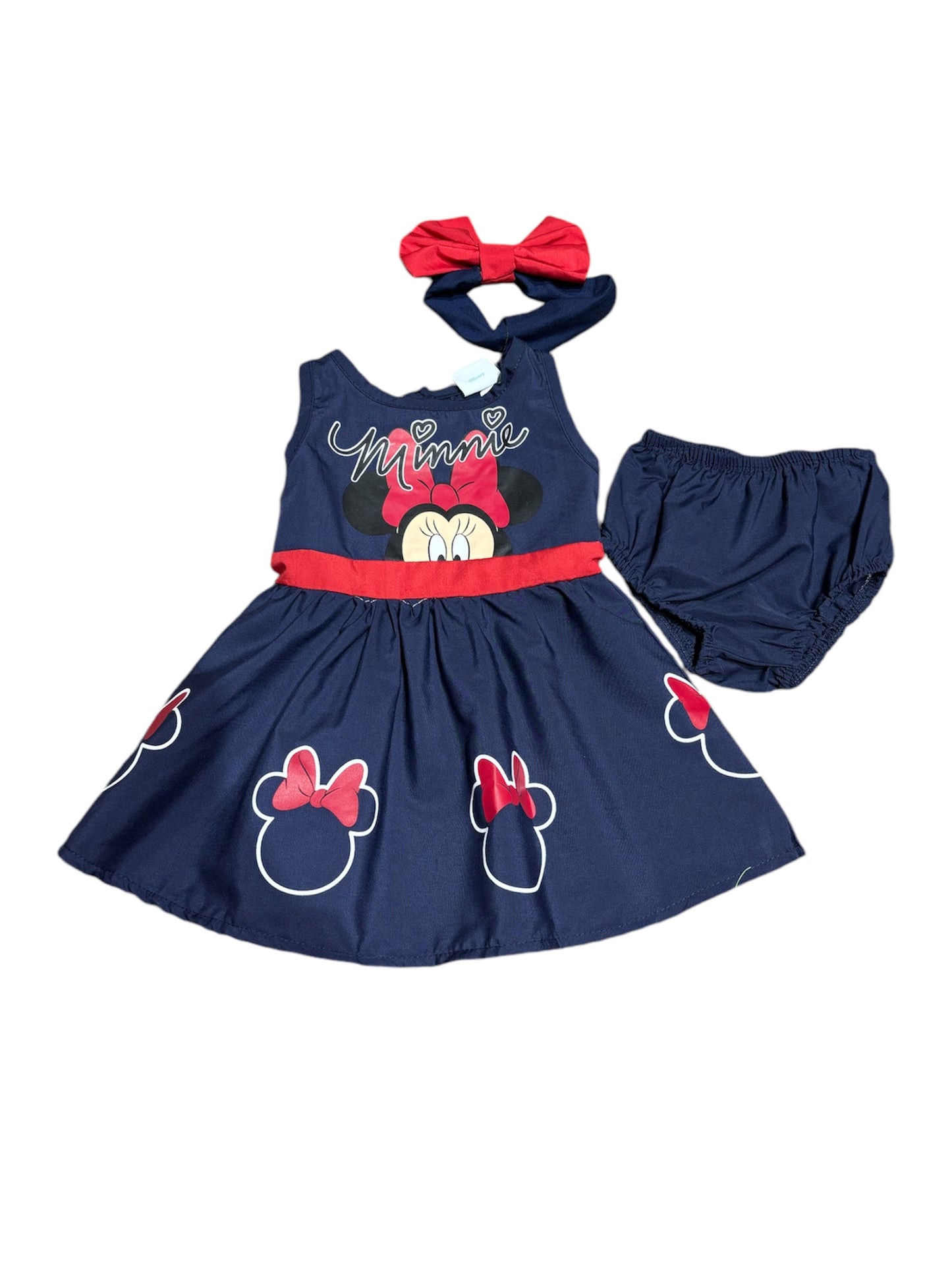 Vestido azul Disney Minnie niña bebé D10MI1323B