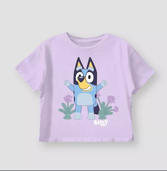 Camisa morada  bluey   niña