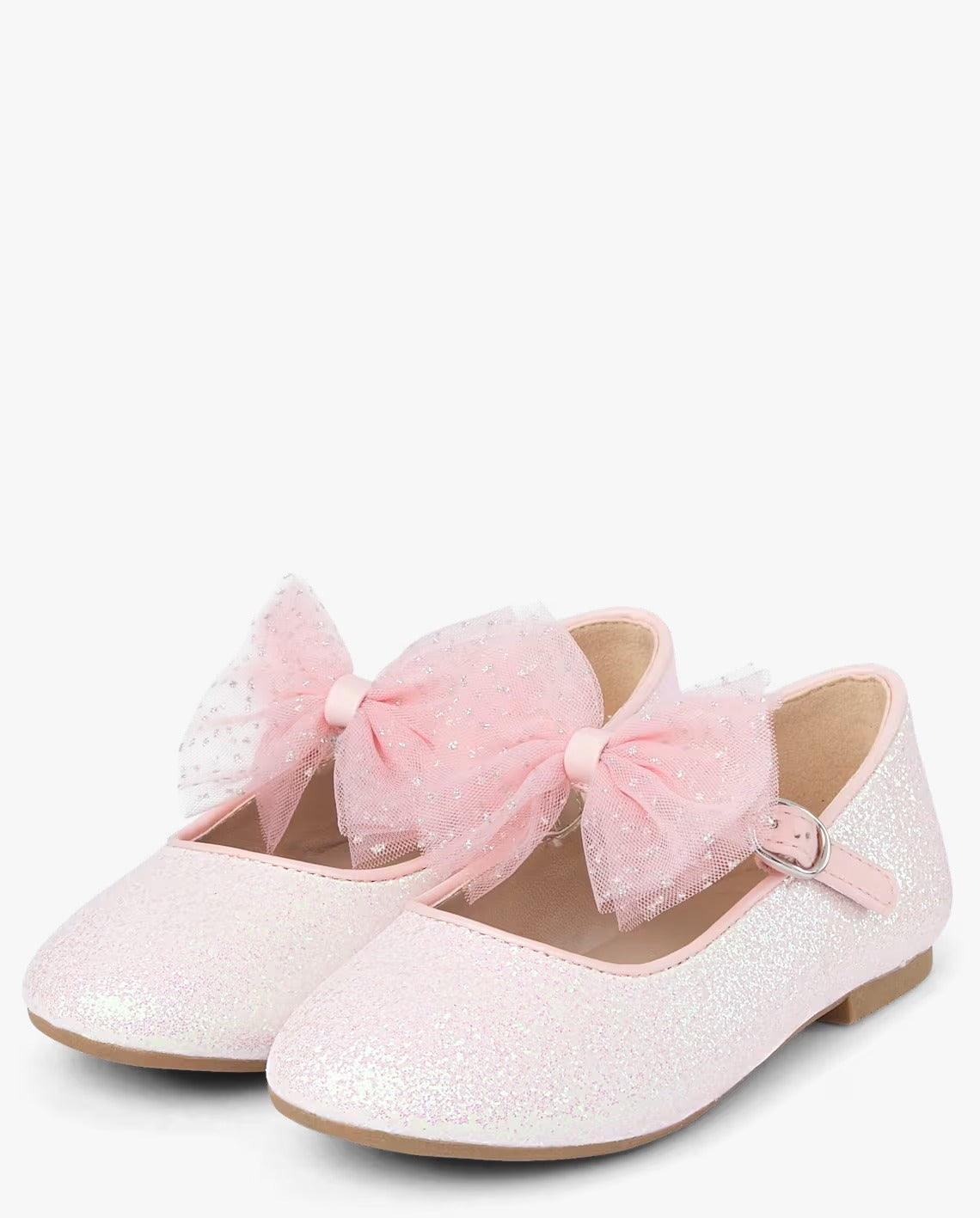 Zapatillas rosadas Gymboree chongo niña princesas