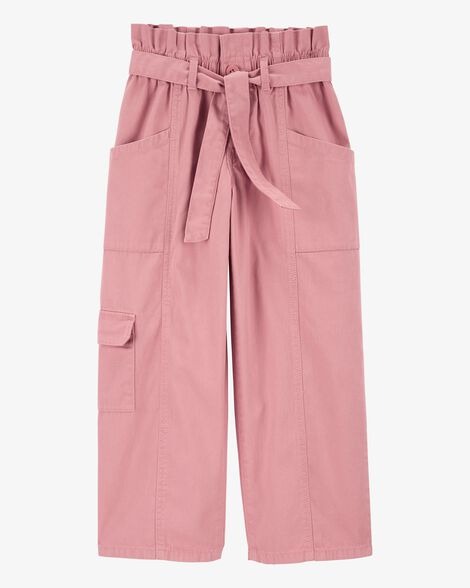 Pantalón jogger cargo  rosado Oshkosh niña