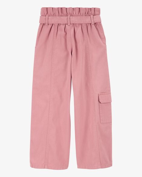 Pantalón jogger cargo  rosado Oshkosh niña