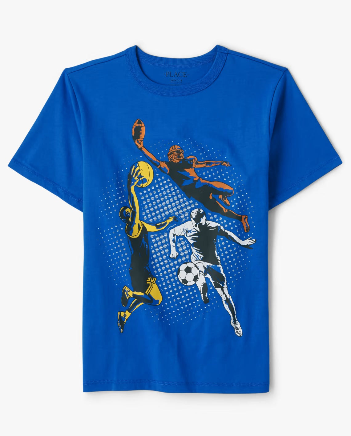 Camisa azul futbol childrens place niño