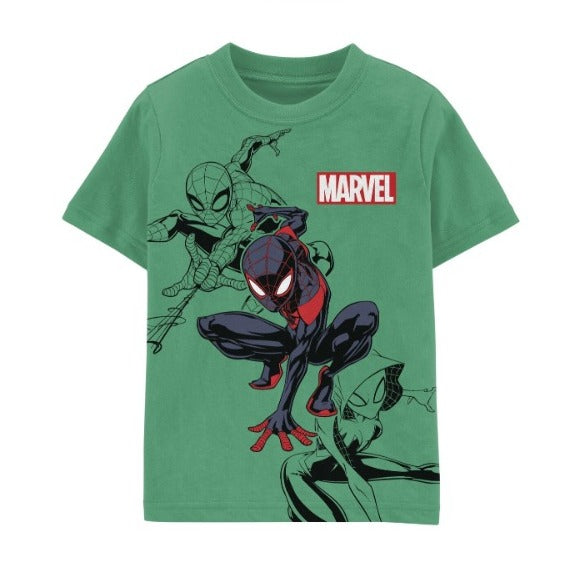 Camisa verde spiderman niño Carters