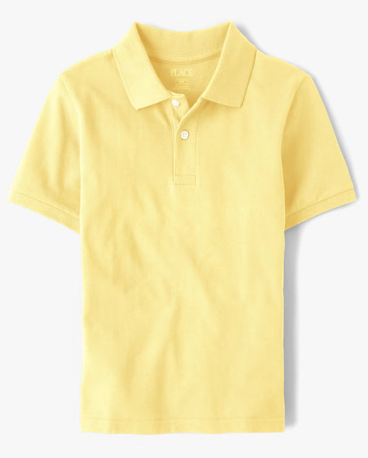 Camisa polo amarilla childrens place niño