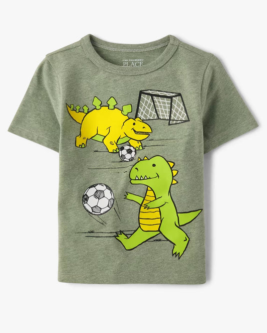 Camisa verde dinosaurios Children Place niño