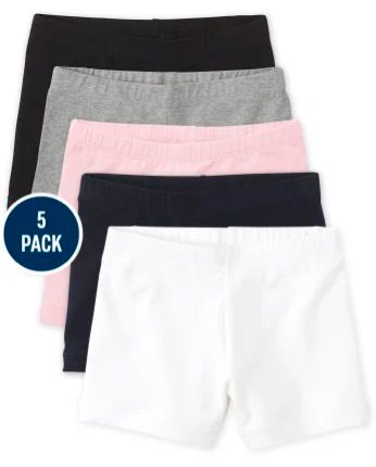 Set 5 bikers shorts colores niña place 3024927