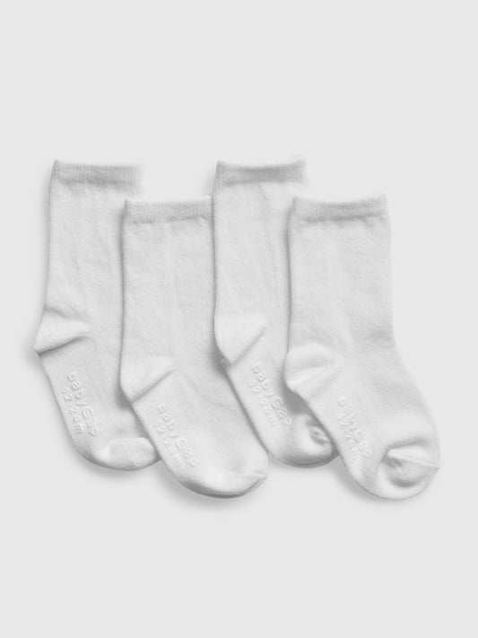 Set 4 pares calcetines Blancos Gap altos