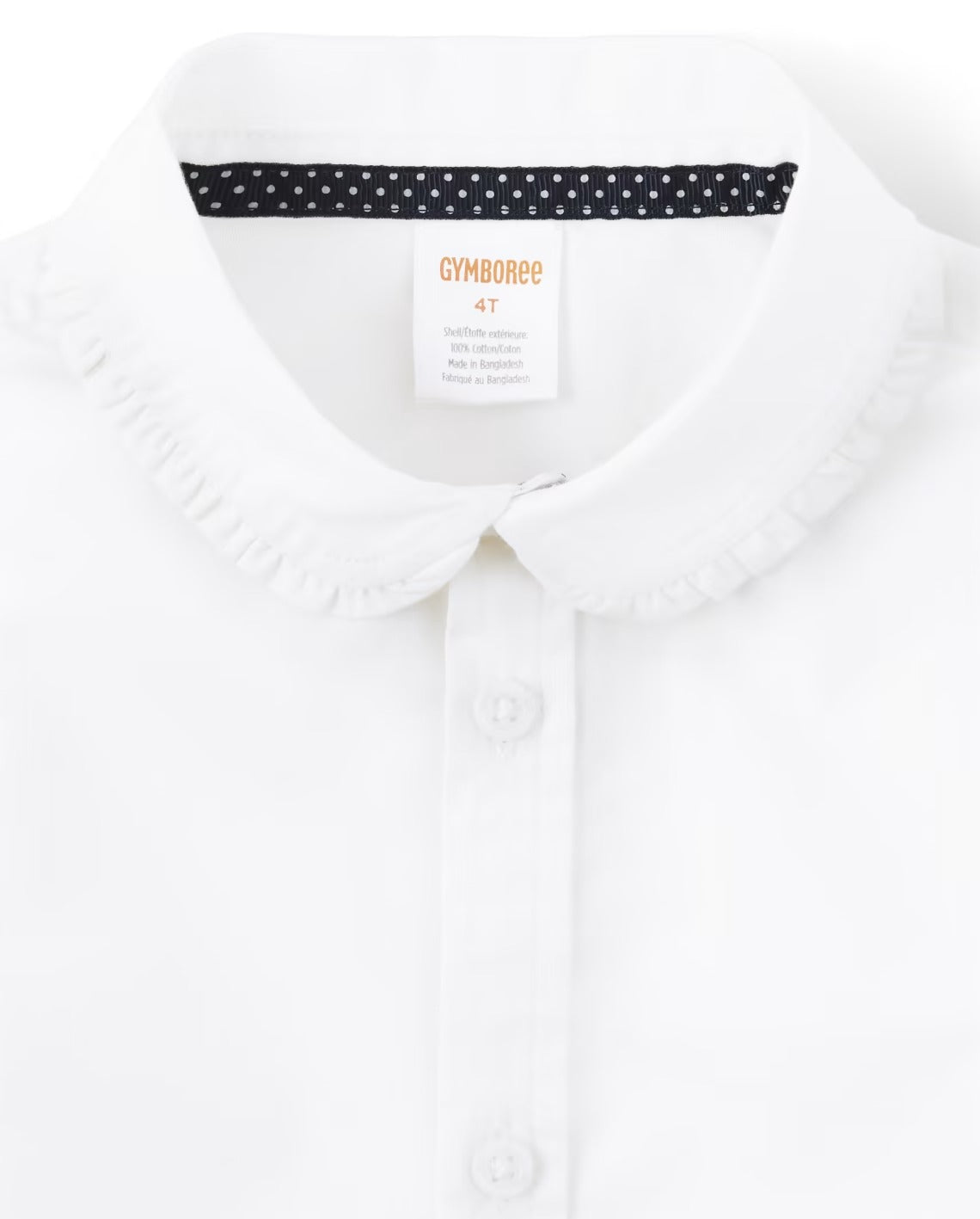 Camisa blanca formal coello Gymboree niña