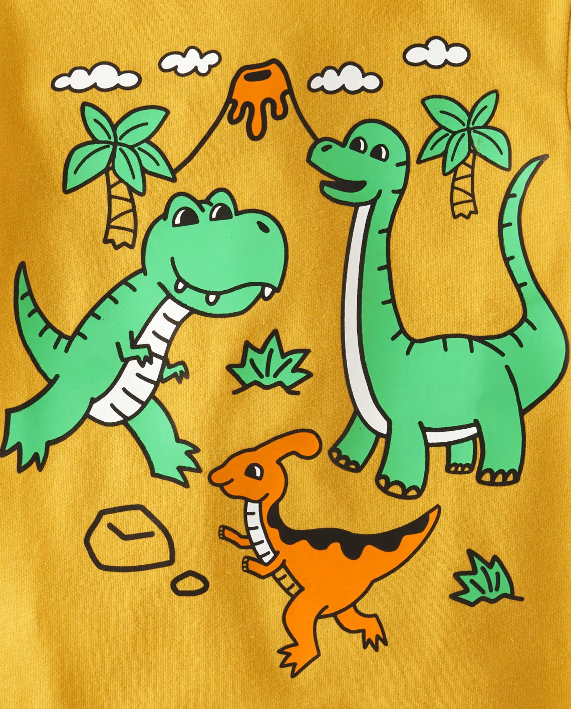 Camisa amarilla dinosaurios Children Place niño