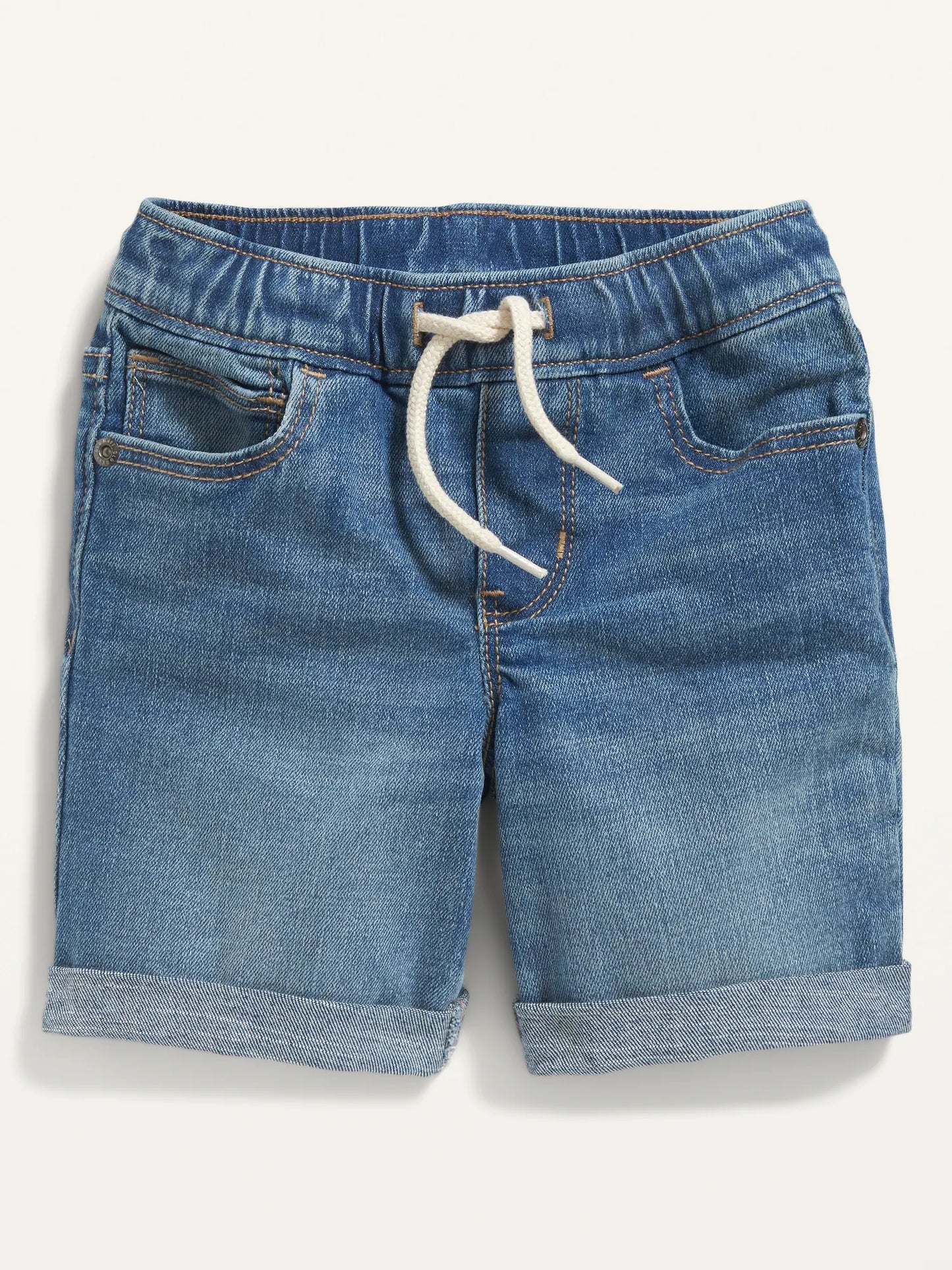 Calzoneta Short jeans azul Old navy niño cintas