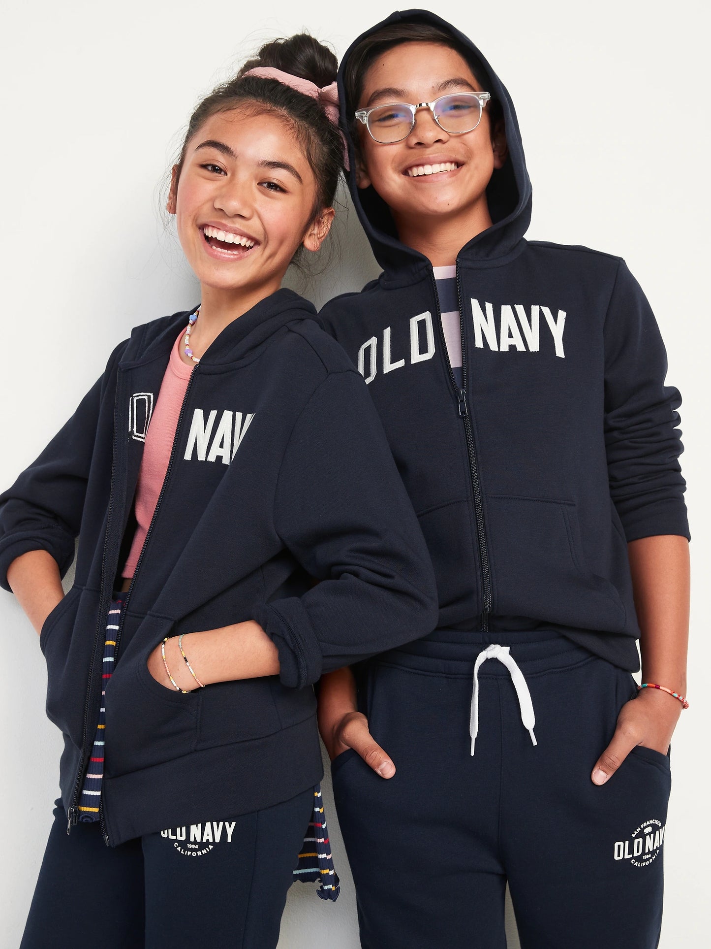 Sueter azul hoodie Old navy niña niño con gorro unisex