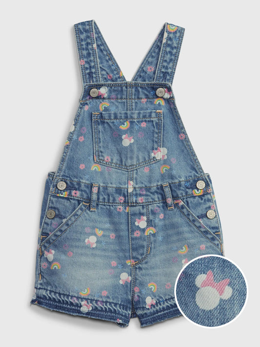 Overall shortall jeans minnie disney GAP niña 63461104