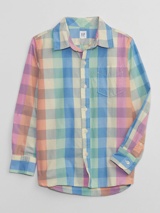 Camisa Colores Gap Formal niño