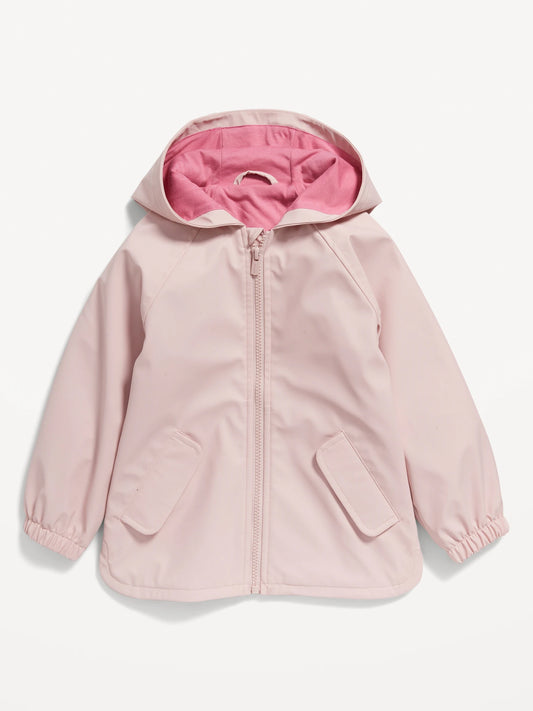 Chumpa impermeable Chaqueta Chamarra rosada old navy niña