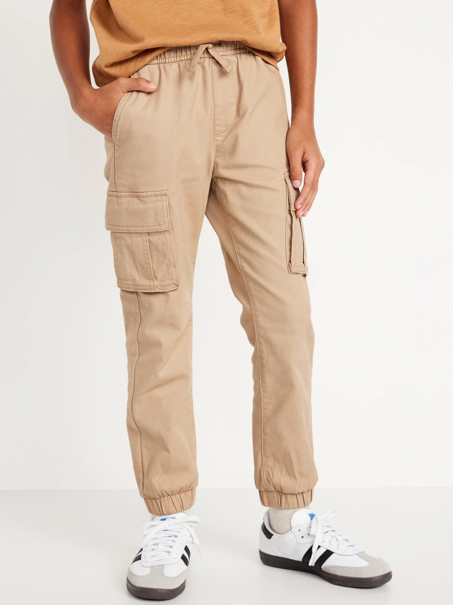 Jogger pantalon cargo café caqui Old navy Niño