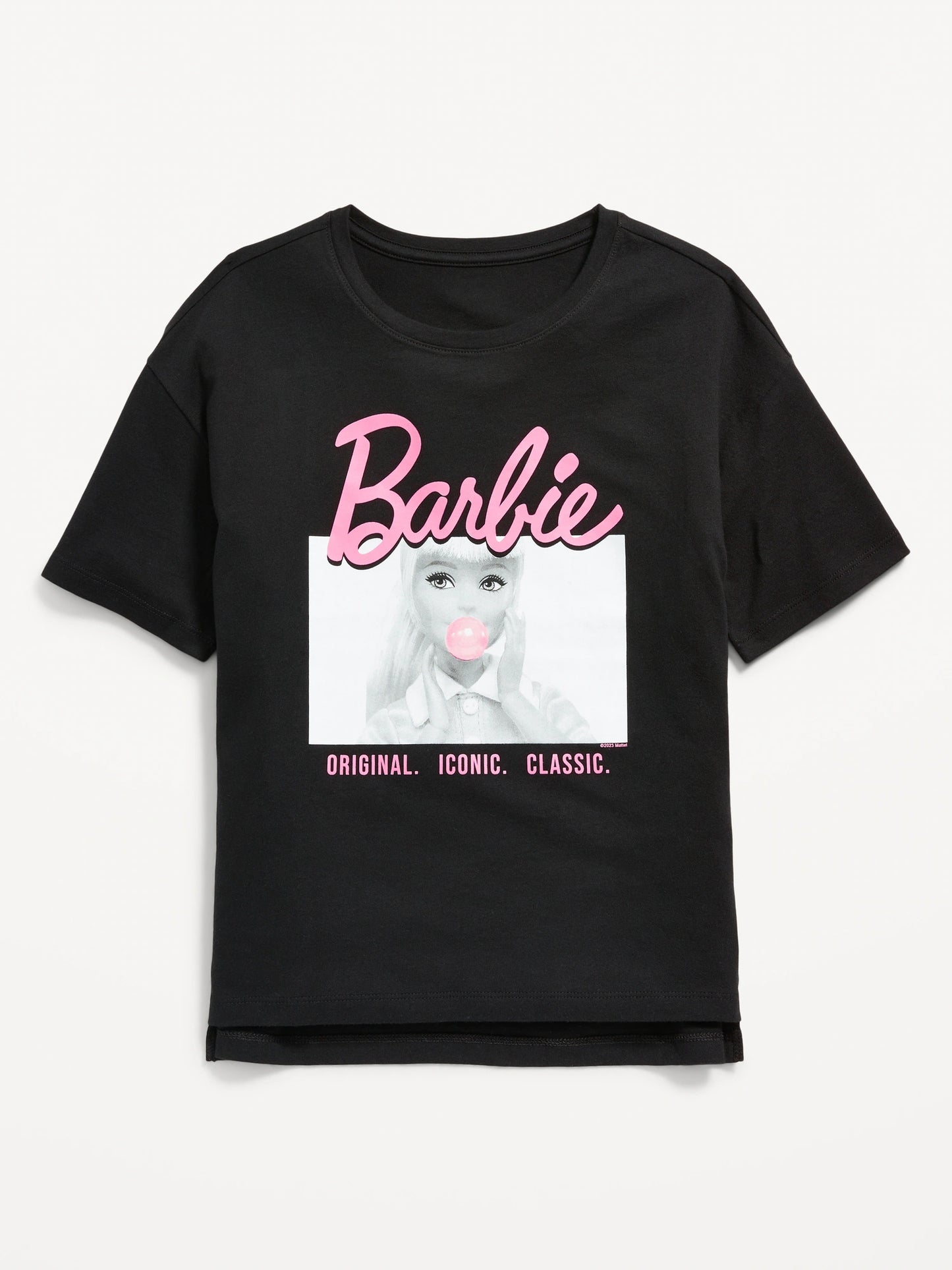 Camisa negra barbie old navy niña