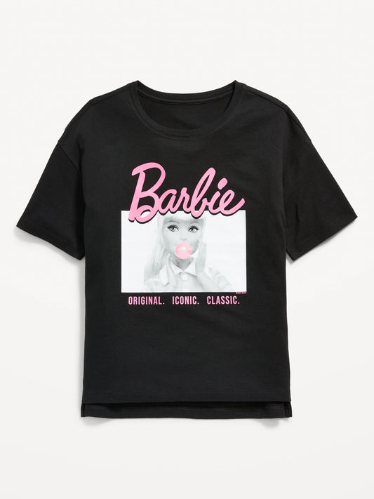 Camisa negra barbie old navy niña