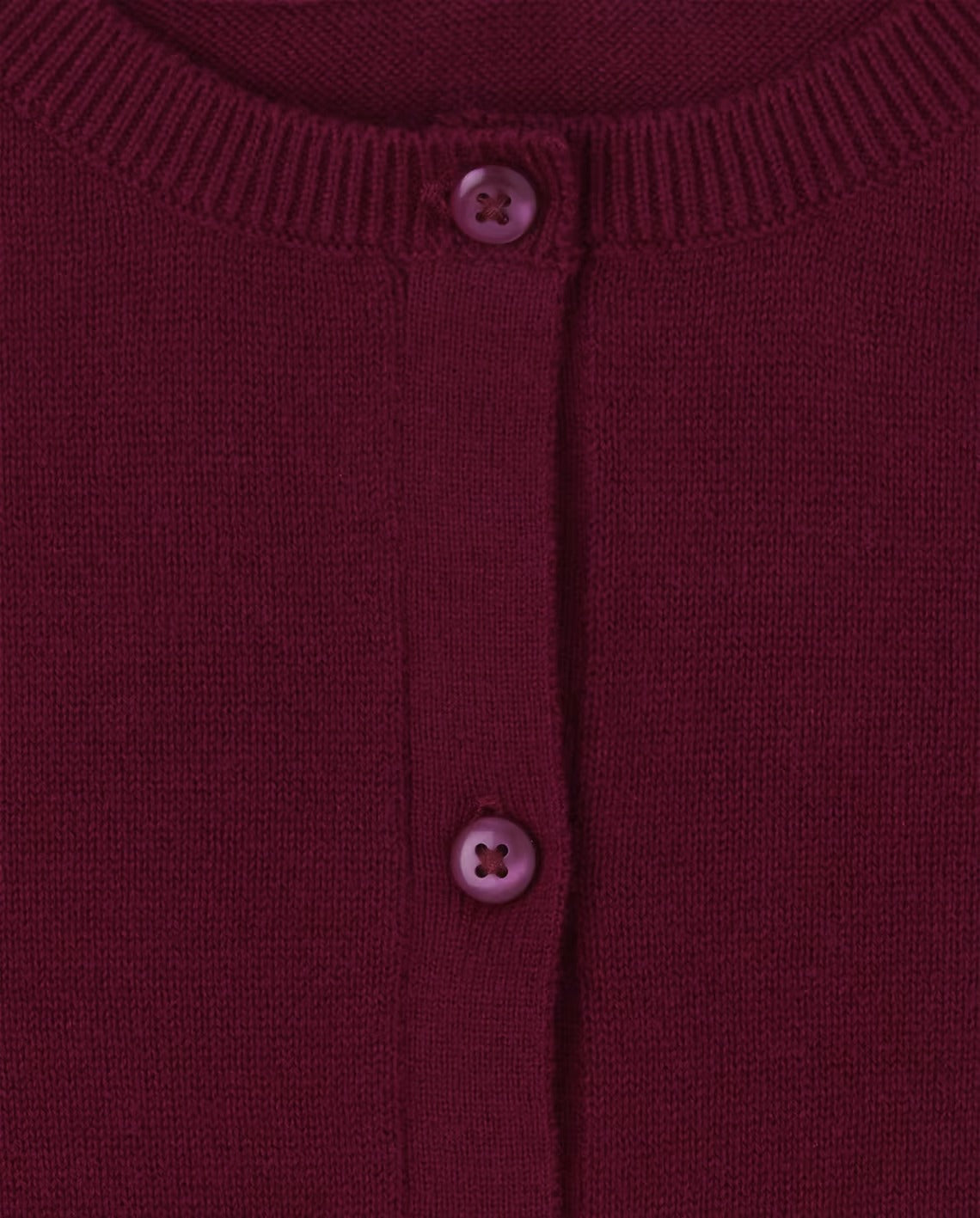 Sueter rojo vino cardigan place niña