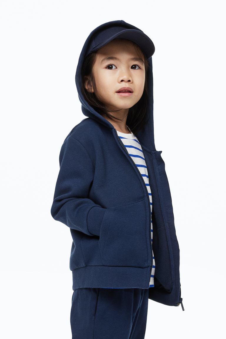 Sueter azul hoodie H&M unisex niña niño