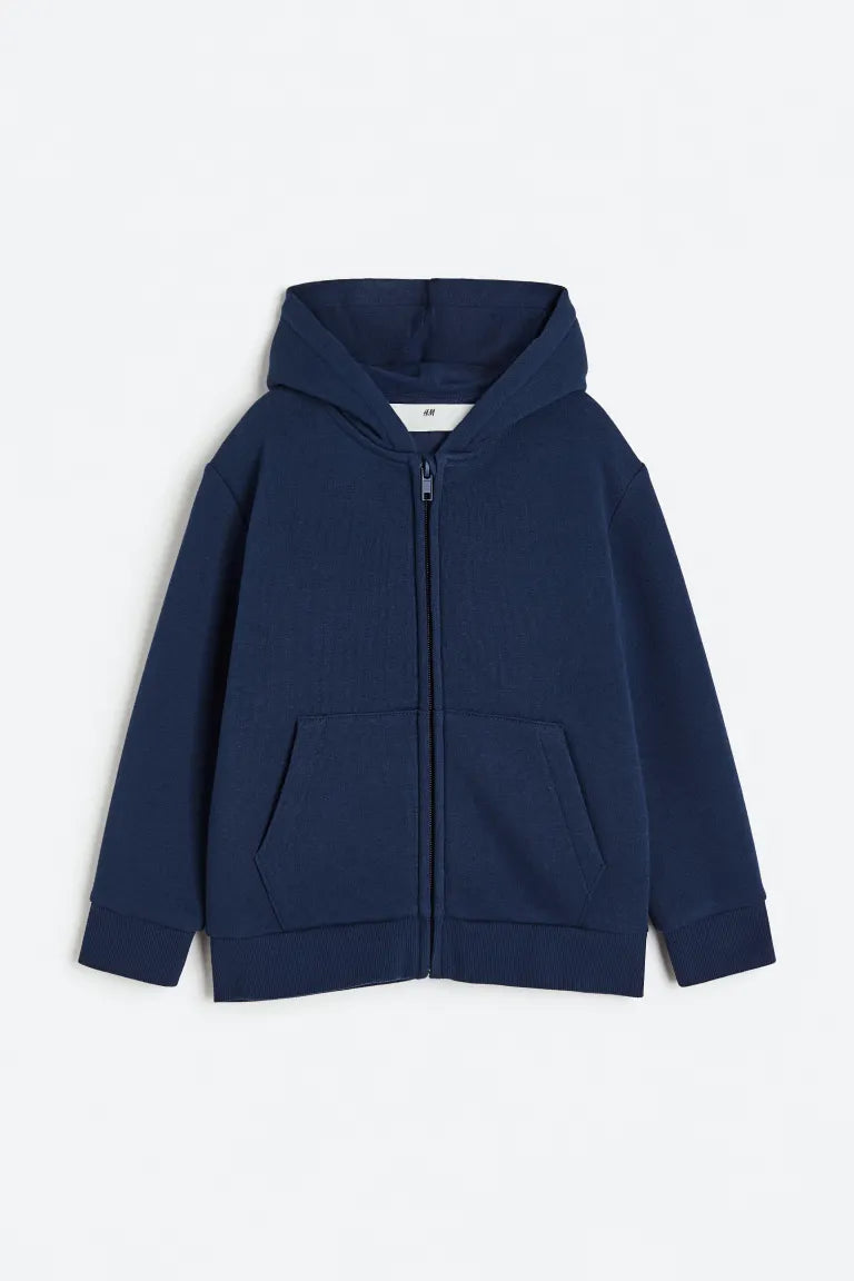 Sueter azul hoodie H&M unisex niña niño