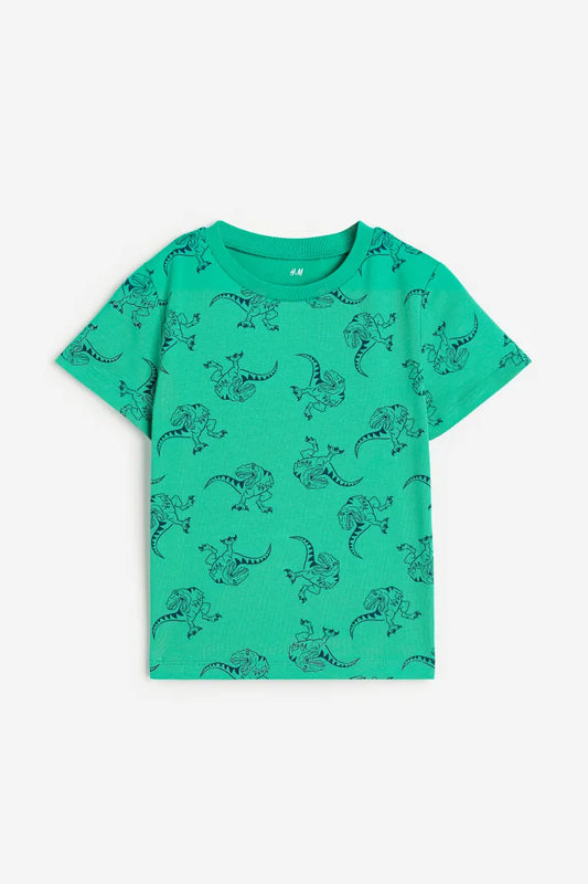 Camisa verde dinosaurios H&M niño