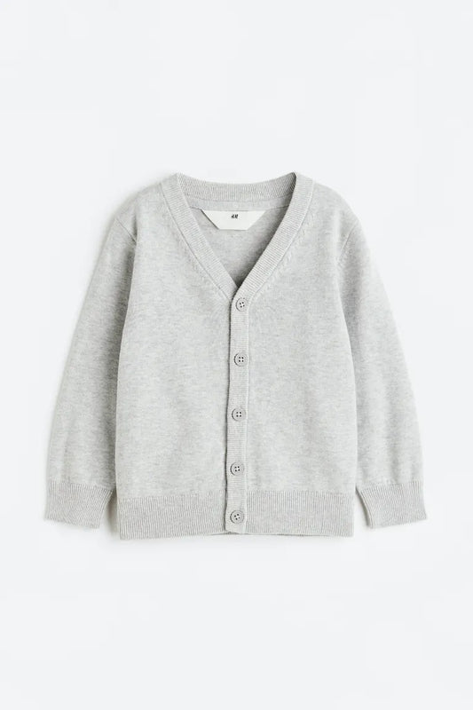 Sueter cardigan gris H&M unisex niña niño