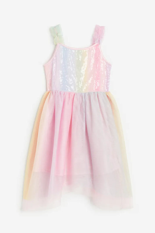 Vestido rosado tutu colores niña H&M  71460592