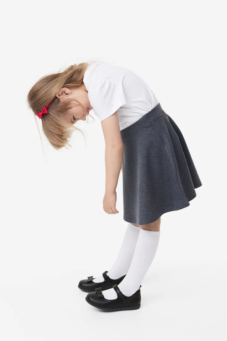 Zapatillas negras H&M niña suela negra zapatos negros escolar – Kima Shop HN