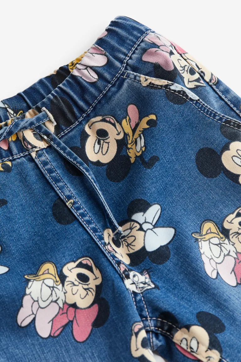 Pantalón Jeans azul Minnie dos caritas niña H&M – Kima Shop HN