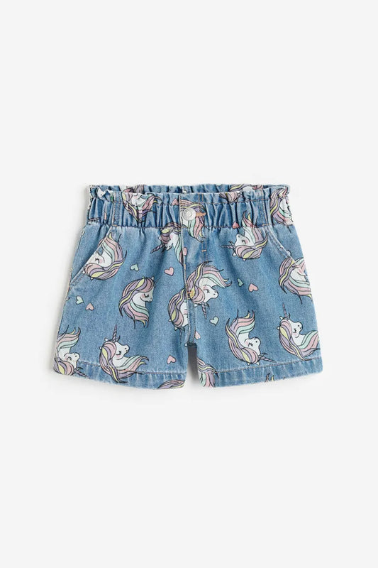 Short jeans unicornio h&m Niña