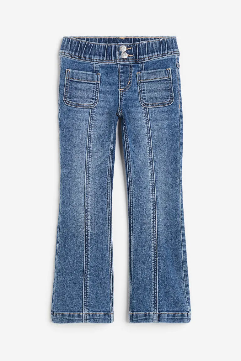 Pantalon Jeans H&M niña acampanado