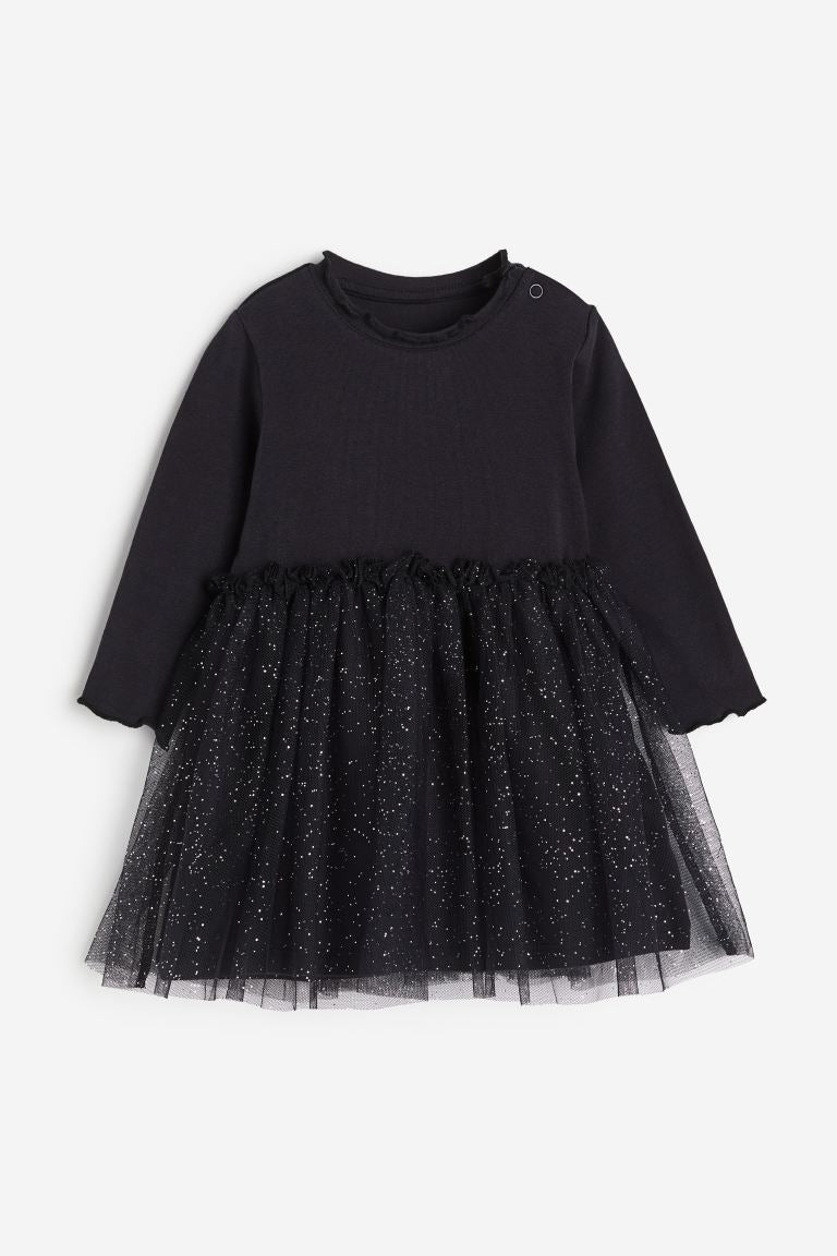 vestido negro tutu bebe y niña H&M