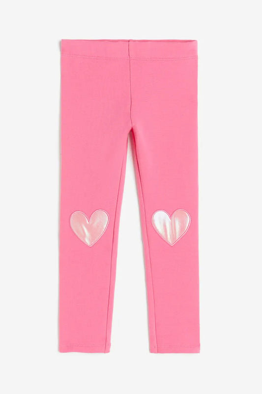 Leggins rosadas niña H&M corazon love