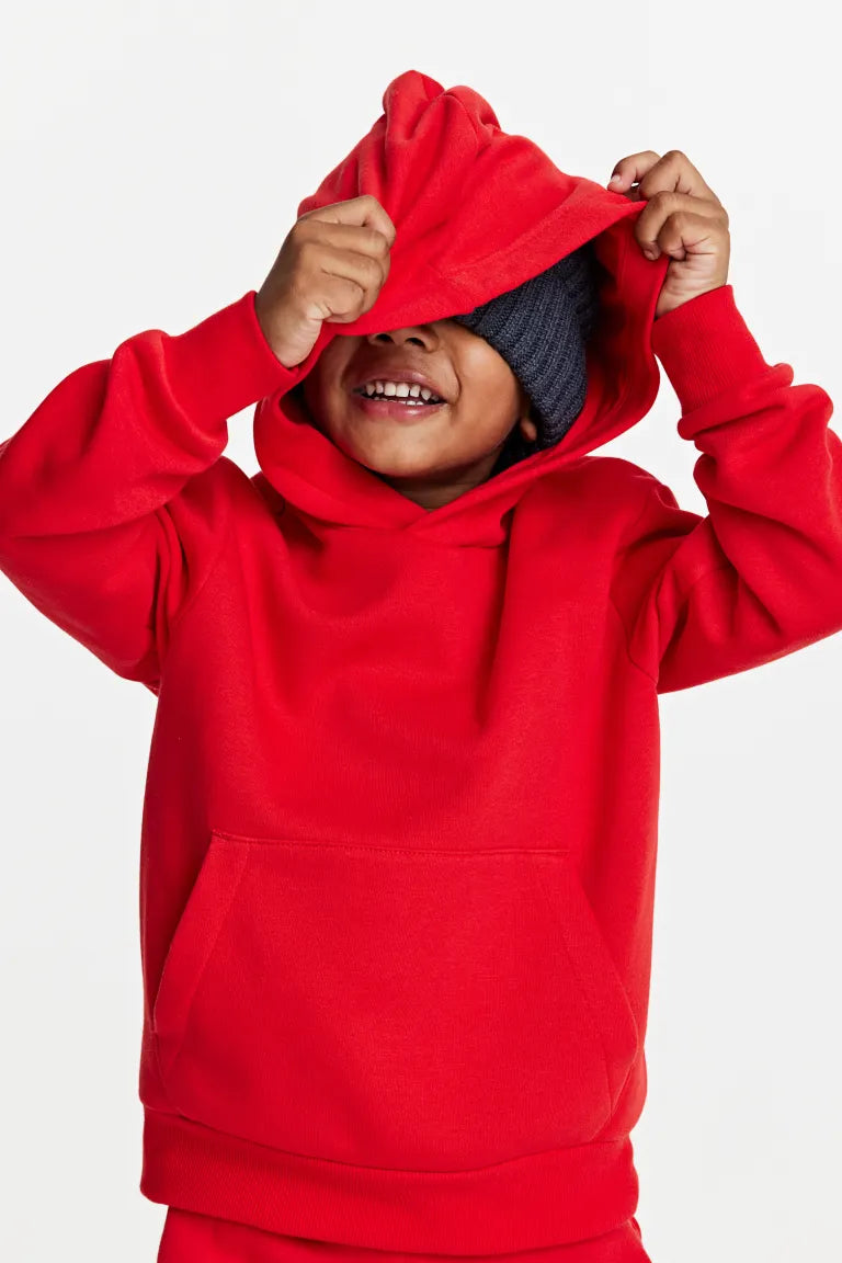 Sueter rojo hoodie H&M unisex niña niño