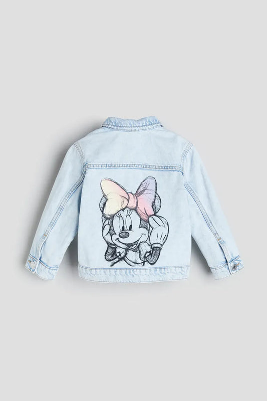 Chamarra Jeans Minnie H&M niña chaqueta